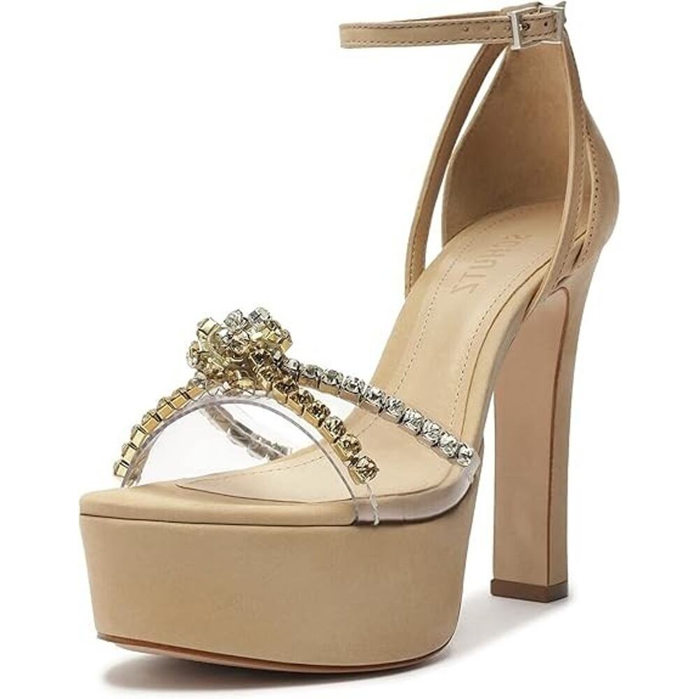 SCHUTZ Jayda Platform, Light Beige, US 7 B